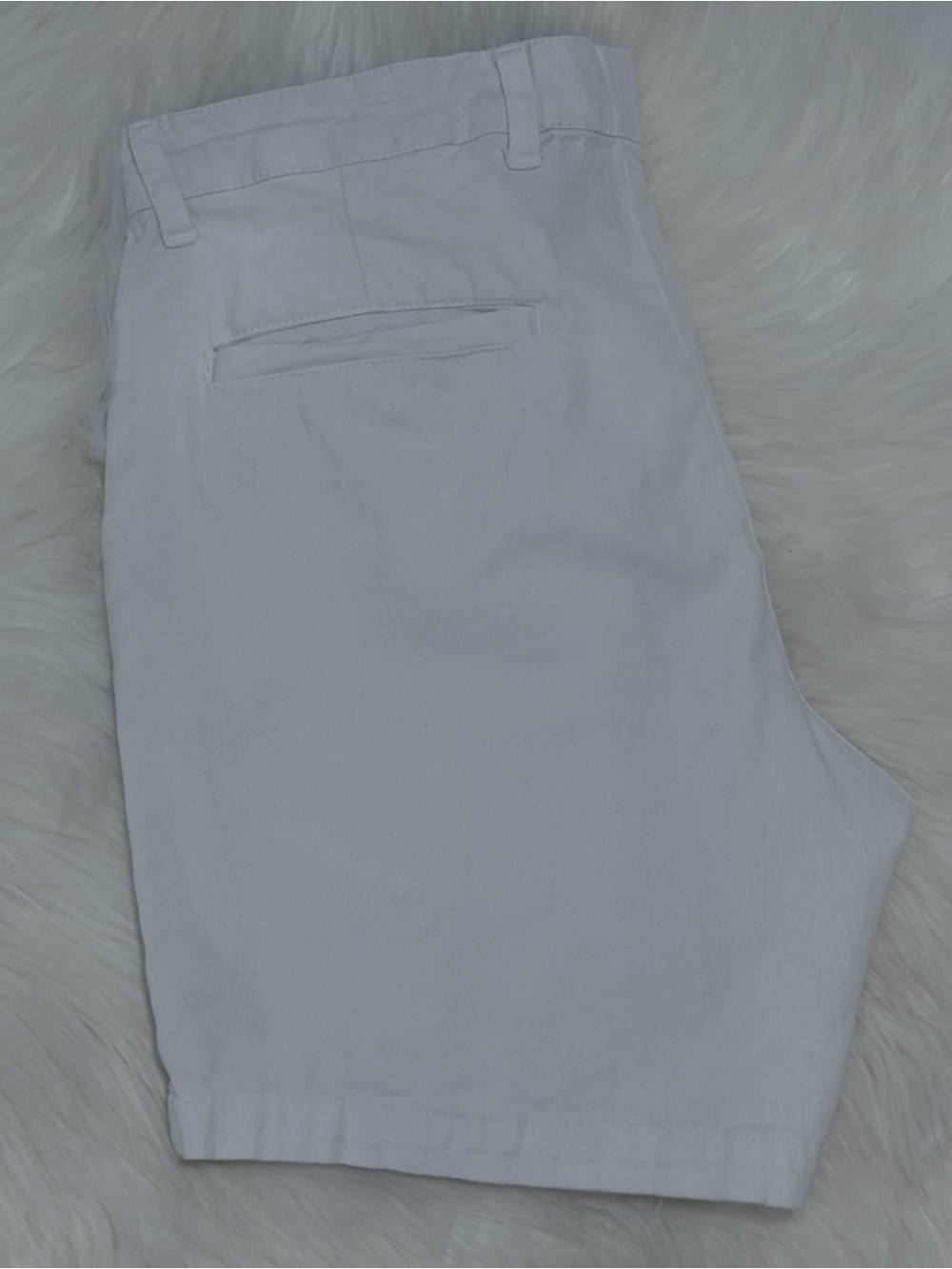 Day & Age Men’s Stretch Twill Chino Shorts White Size W 30